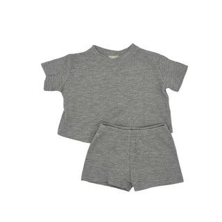 Mikki Rae Little Ones Waffle set, 3-6 months