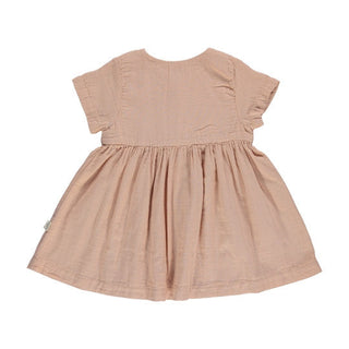 Poudre Organic Toasted almond guarana dress, 12 years