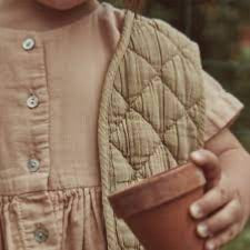Poudre Organic Toasted almond guarana dress, 12 years