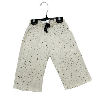 Zara cream w/navy polka dot pants, 3-4 years