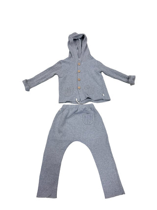 1 + in the family Grey sweater and sweatpant set, 18 months