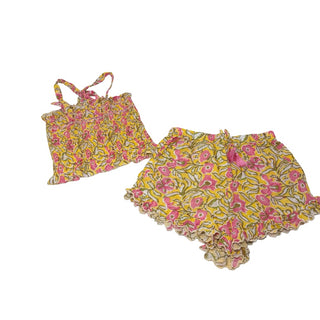 Louise Misha Floral short and tank top set, 8 year