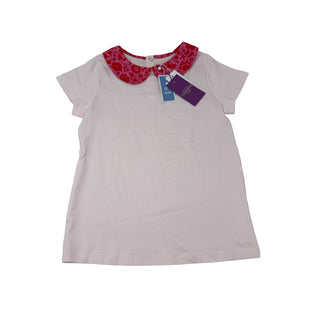 Jacadi New with tags tshirt with libery floral collar, 8 years