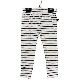 Hux New w/tags black stripe leggings w/gold bears, 3 years