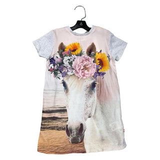 Molo New w/tags Rubertha dress w/graphic horse, 2 years