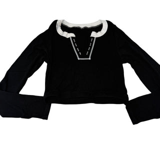 Girls do too Cropped long sleeve, Medium/large