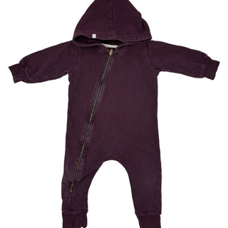 Mini Mioche Maroon biker romper, 12-18 months