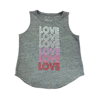 Chaser New w/tags grey Love tank top, 2 years