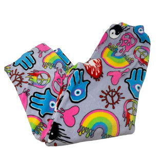 Made with love and kisses Fuzzy PJ pants, 10-12 years
