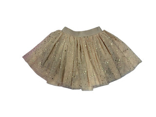 Hux Blush Pink Tutu with Stars and Moons in Gold, 3 years