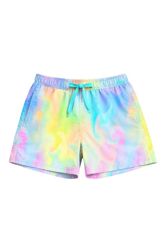 Limeapple marble print swim shorts, new with tag, 7-8 years