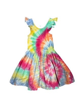 Molo Rainbow Tie Dye Dress, 5-6 years