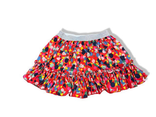 Stella McCartney Multicoloured Graphic Skirt with Sparkle Waistband, 6 years