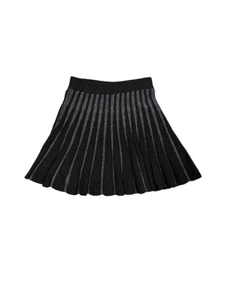 Mayoral Black and Silver Sparkle Knit Skirt, 10 years