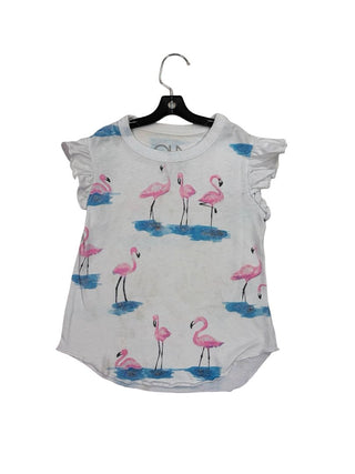 Chaser  Flamingo Printed Tee - Some staining, reflected in price, 5 years