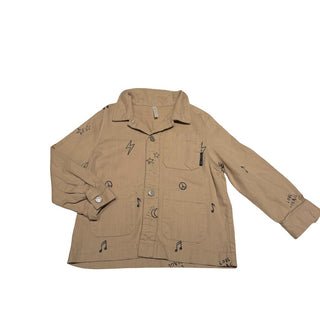 Rylee + Cru Peace music stars denim jacket, 4-5 years