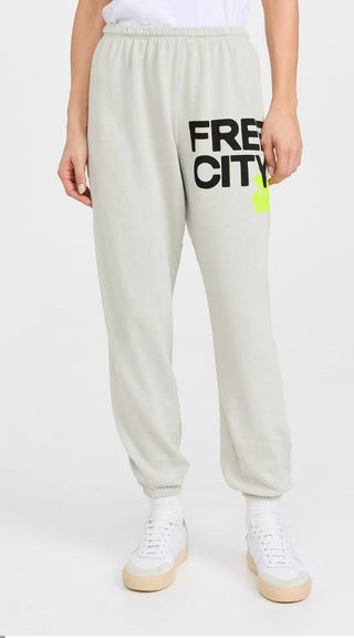 Free City stardust sweatpants, xs womens