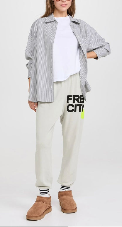 Free City stardust sweatpants, xs womens