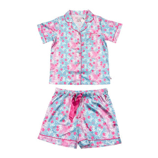Preppy Goose cherries satin pj set, new with tag, 10-12 years