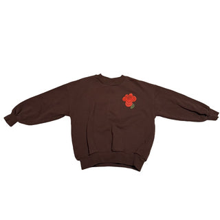 Mini Rodini Rose brown sweater, 3-4 years