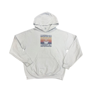 Jerzees White “School Important But…”, Youth medium