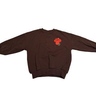 Mini Rodini Rose brown sweater, 3-4 years