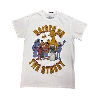 Official Sesame Street White “Raised On The Street”, Adult small