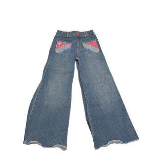 Billieblush Denim jeans with sequins and spake button, 6 years