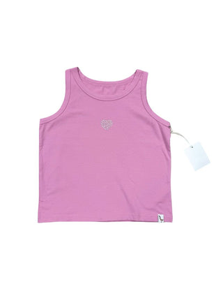 Preppy Goose Pink Heart Tank Top New with Tags, 6-7 years