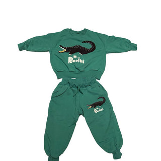 Mini Rodini Crocodile sweat set, 2-3 years