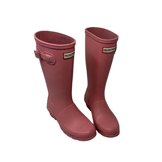 Hunter Pink rainboots, 2-3 big kid