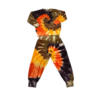 Molo Tie dye velour sweat set, 5 years