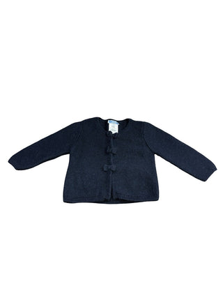 Jacadi Navy cardigan with bow buttons, 12 months