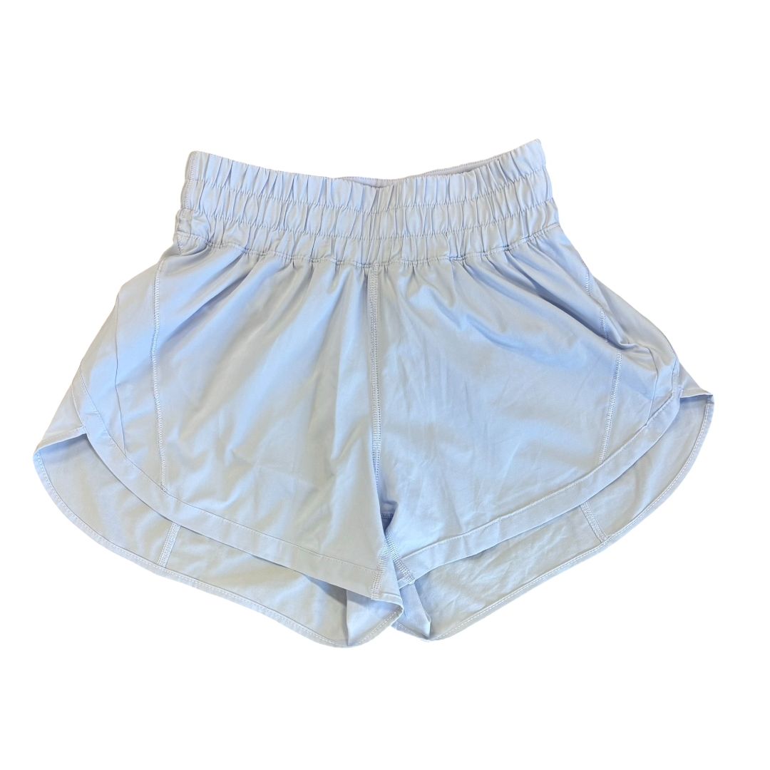 Lululemon lavender running shorts, 4