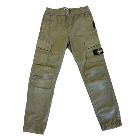 Stone Island olive green cargo pants, 10 years