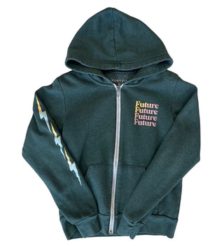 Port 213 Green zip up , Small