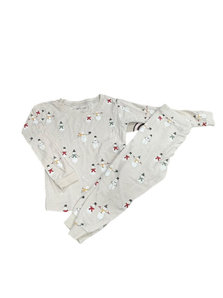 Petit Lem Oat pj set with snowmans, 24 months