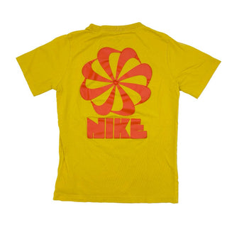 Nike yellow w/orange design, large youth