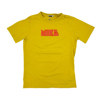 Nike yellow w/orange design, large youth