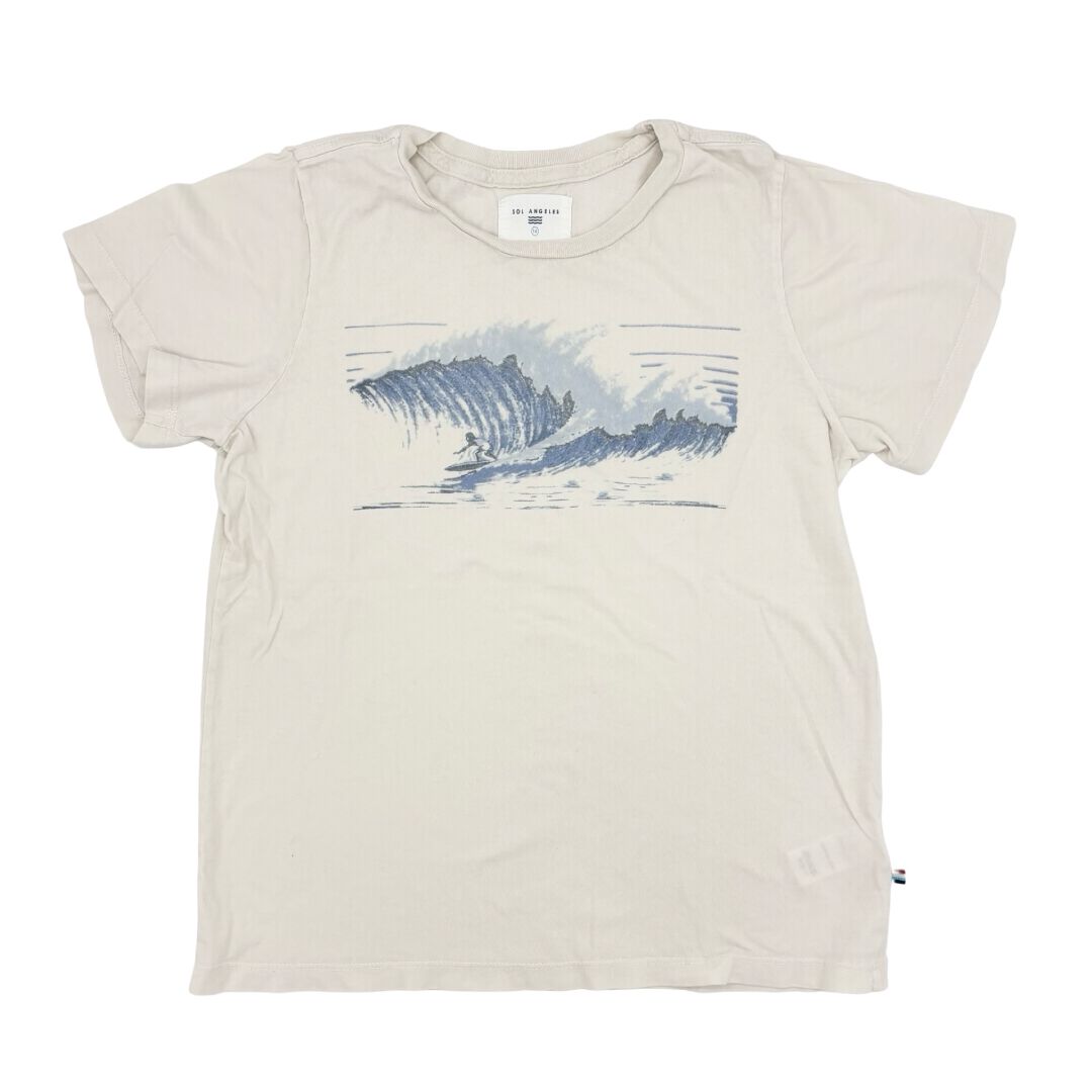 Sol Angeles white surfer tshirt, 14 years