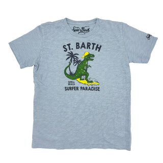 Mc2 Saint Barth blue surfing dino tshirt, 12 years