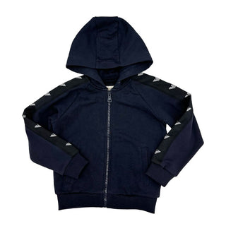 Armani Junior navy hooded sweatshirt, 6 years