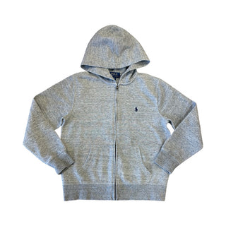 Ralph Lauren Grey full zip hoody, 10-12 (medium)