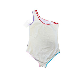 Limeapple textured asymmetrical swimsuit, new with tag, 8-10 years