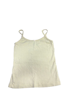 Brandy Melville Yellow Pointelle Knit Tank Top, O/S