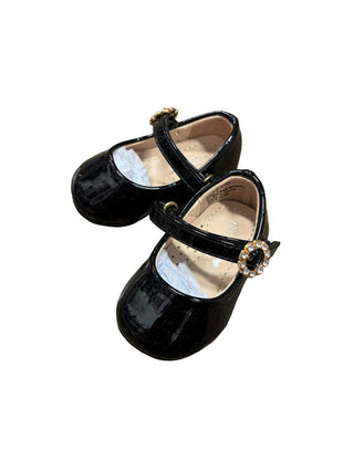 Tip Top Kids Black Patent Leather Mary Jane Style Shoes - New With Tags, 1 little kid