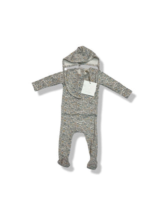 Cream/Blue Lilette Lilette Liberty Floral Layette Set in Cream/Blue, New Born