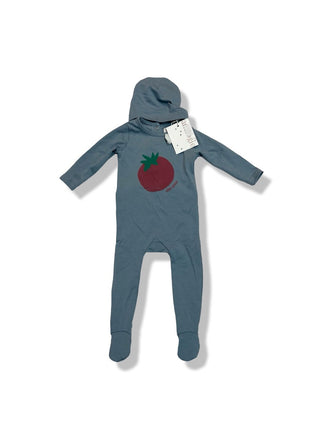Blue Analogie Analogie Tomato Footie Set in Blue, 3 Months