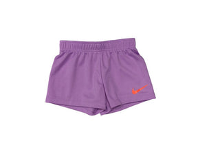 Nike Purple Shorts with Neon Logo, 3-4 years