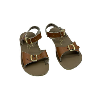 Sun-San tan surfer split leather sandals, 10 little kid